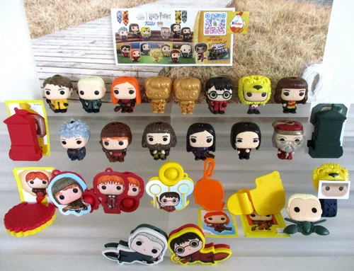 Harry Potter Quidditch Auswahl Figuren + BPZ Kinder Joy 2024 alle komplett