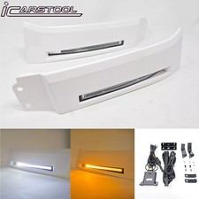 For Toyota Tundra Sequoia Led Drl Bumper Filler Fog Lights Kit W Signal Lights For Toyota Tundra Sequoia Led Drl Bumper Filler Fog Lights Kit W Signal Lights