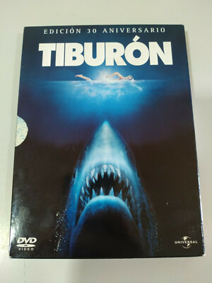 Tiburon Edicion 30 Aniversario Steven Spielberg - 2 x DVD Español Ingles ESP 3T