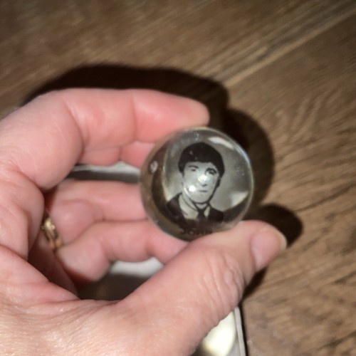 Vintage Beatles Glass Marbles Paul Ringo & John - Picture 5 of 8