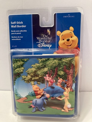 winnie the pooh disney self stick wall border new/sealed - Bild 1 von 9