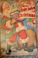 Santa Primitive  Sign, Rustic Metal Hanging Décor, Primitive Christmas