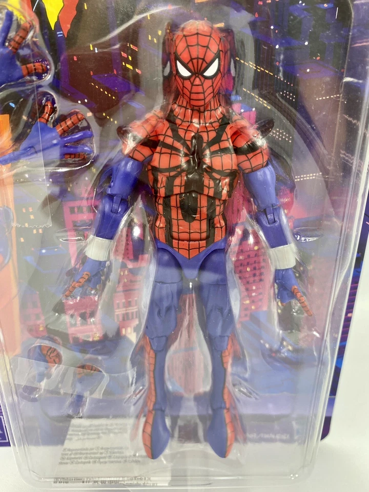 LOTE RETRO SPIDER-MAN MARVEL LEGENDS ARMADURA ARAÑA MK I + BEN REILLY HASBRO Foto 3 de 4