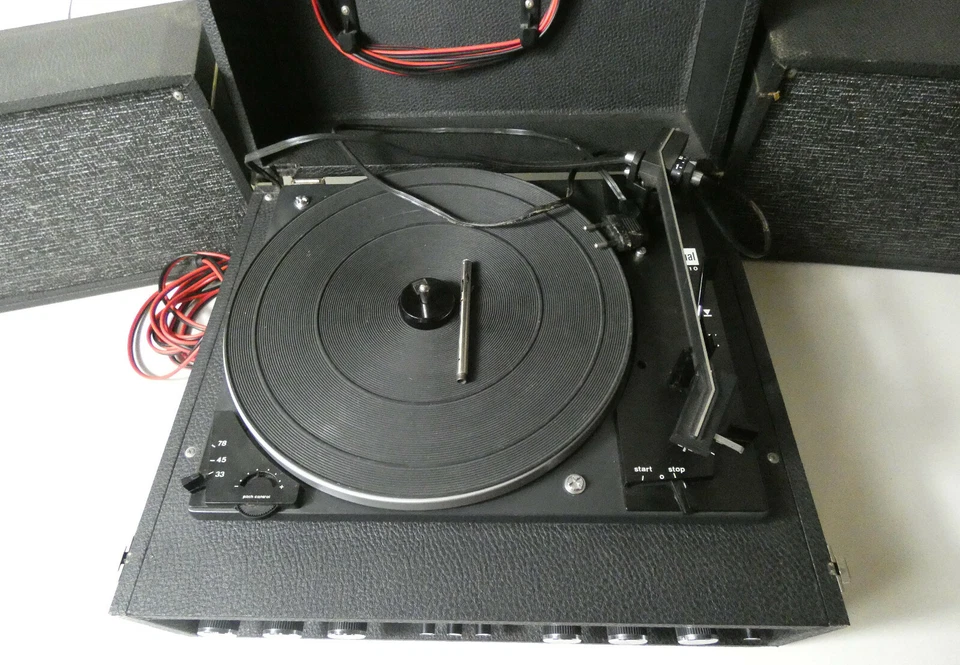 Electrophone Kontact sur pied platine DUAL 1210 vintage - Photo 4/4