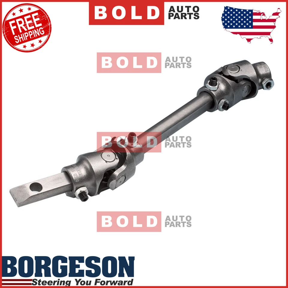 Eixo de direção manual Borgeson aço sem redutor de vibração compatível com Ford Mustang - Imagem 2 de 4