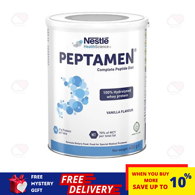 Nestle PEPTAMEN Complete Peptide Diet Vanilla Flavor 400g FREE SHIP