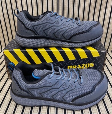 Brazos Men's Workflow Steel-Toe Shoe Size: 10D, Work & Service Shoe #175763 Gray