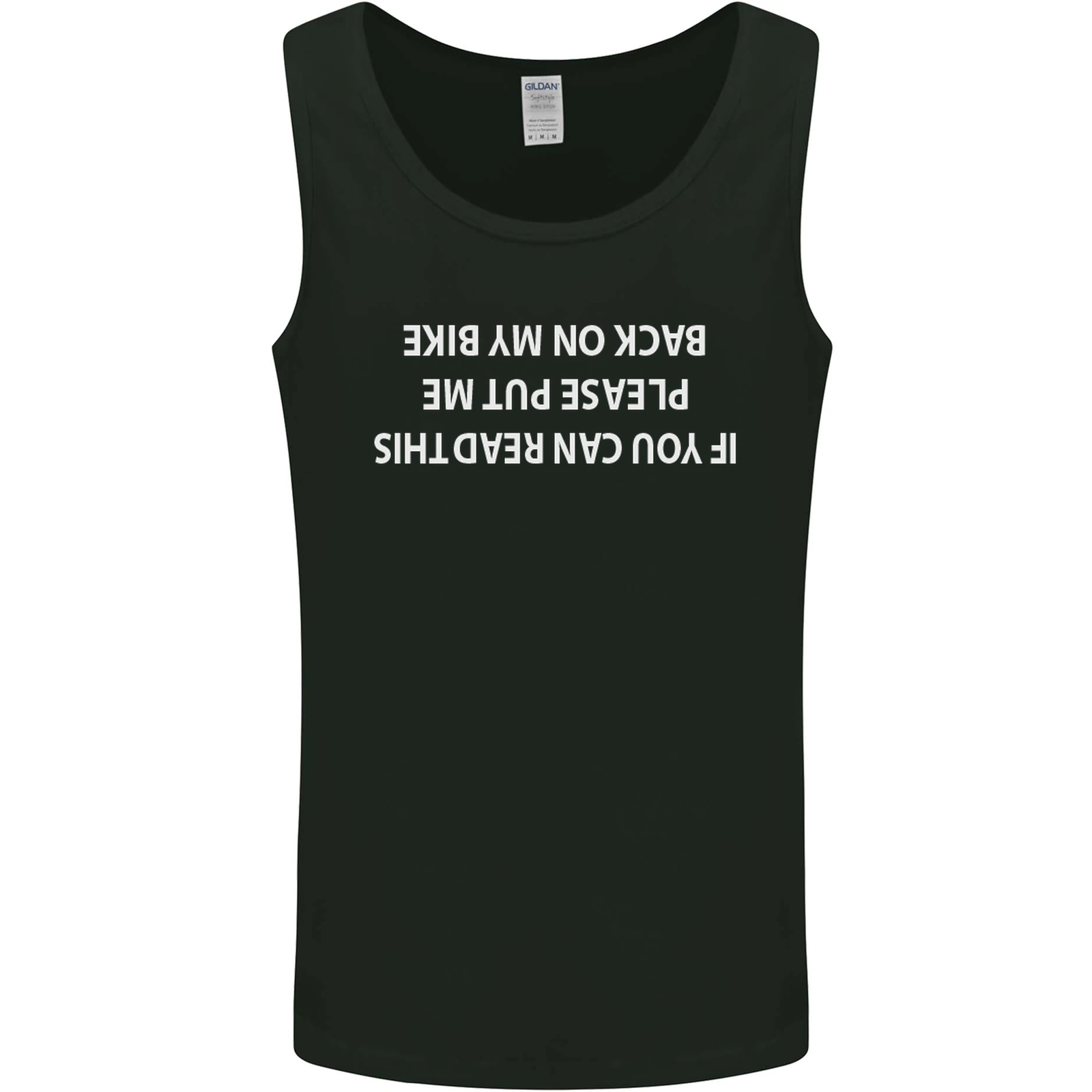 Funny Cycling Bicycle Vest Tank Top for Men