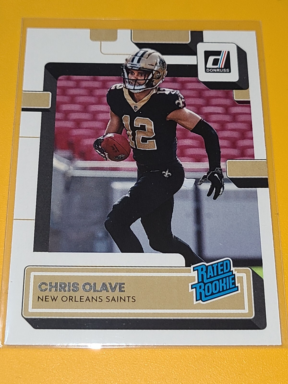 SAINTS CHRIS OLAVE 2022 DONRUSS RATED ROOKIE #309 RC