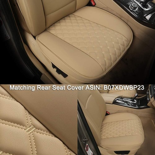 Leather Driver Bottom Seat Cover 3D Luxury Full Surround Chair Cushion Mat Pad - Picture 2 of 36