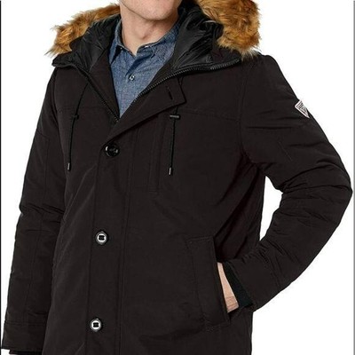 GUESS Heavyweight Hooded Parka Jacket 