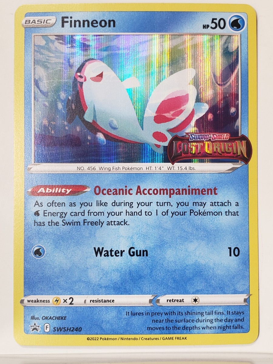 PROMO Finneon SWSH240 NM/M STAMPED PRERELEASE Sword Shield Pokemon Card OKACHEKE PROMO Finneon SWSH240 NM/M STAMPED PRERELEASE Sword Shield Pokemon Card OKACHEKE
