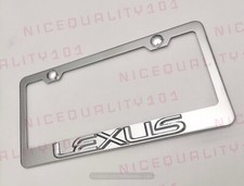 3d Lexus Stainless Steel Chrome Finished License Plate Frame 3d Lexus Stainless Steel Chrome Finished License Plate Frame