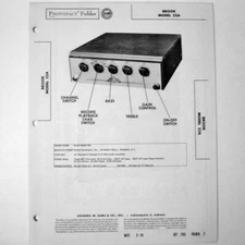 Brook Model 22A - SAMS Photofact ™ 1955 - New NOS