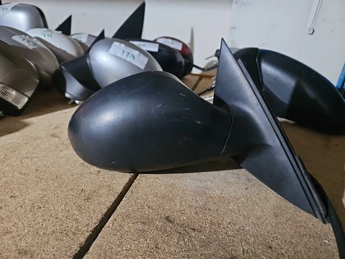 SEAT IBIZA 6L RH MANUAL MIRROR 014142 DRIVERS SIDE RIGHT OS BLACK #15