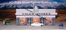 Shop G J Coles Store + signs included - Model Train Building Kit 1:87 GJC1