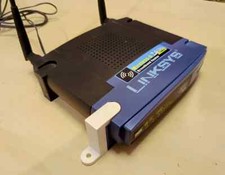 Linksys WRT54GL Mounting Brackets-Set of 4 Secure Wall Mounts for Linksys Router