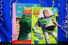 2 TOY STORY Disney Pixar 2 Coloring  Activity Books Puzzle Pals Puzzles Mazes