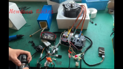 QS180 72V 90H 8000W Mid drive motor +ND721800 Fardriver controller