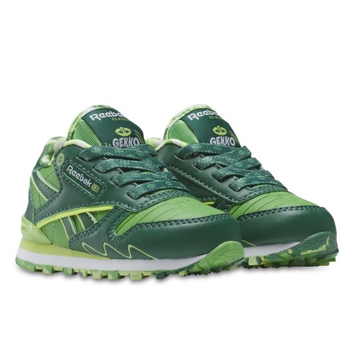 Reebok PJ Masks Powerheroes Infants to Kids School Shoe Green Sneakers #546 #542 - Picture 11 of 16