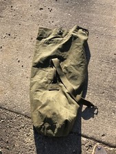 WWII DUFFEL BAG USGI US ARMY with I.D. Kit Bag 1944