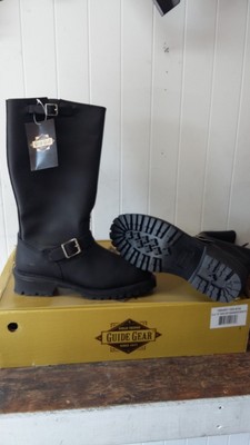 side zip engineer boots