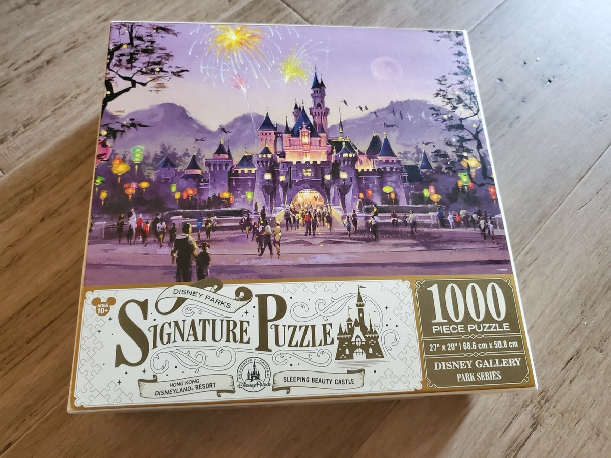 Disney Parks Signature Puzzle Sleeping Beauty Castle 1000 for sale