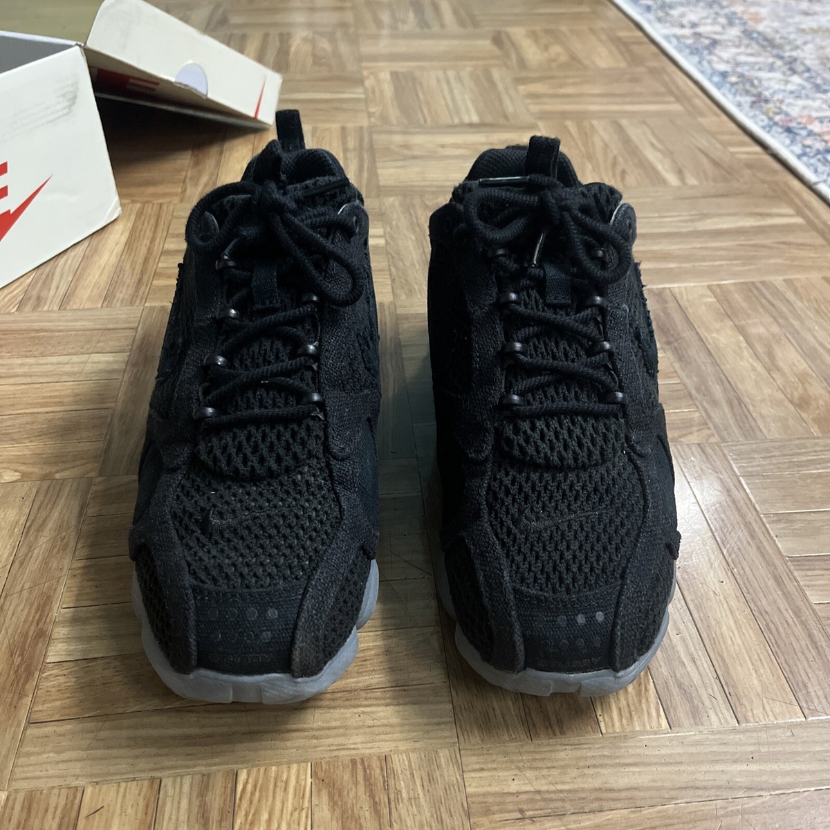 Size 8 - Nike Stussy x Air Zoom Spiridon Caged 2 Black Cool Size 8 - Nike Stussy x Air Zoom Spiridon Caged 2 Black Cool