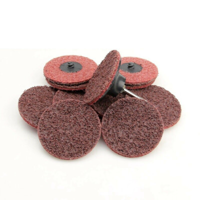 100 Pcs 3 in Roloc Scour Quick Change Sanding Disc Coarse to Fine Medium Surface