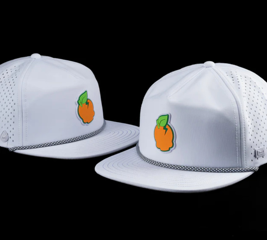 Don’t Give A Putt MELIN CORONADO DGAP PEACH WHITE SNAPBACK HAT