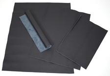 Ital. Rindsleder Nappa Celestina schwarz 1,0-1,2 mm Wunschgröße Möbelleder #w009