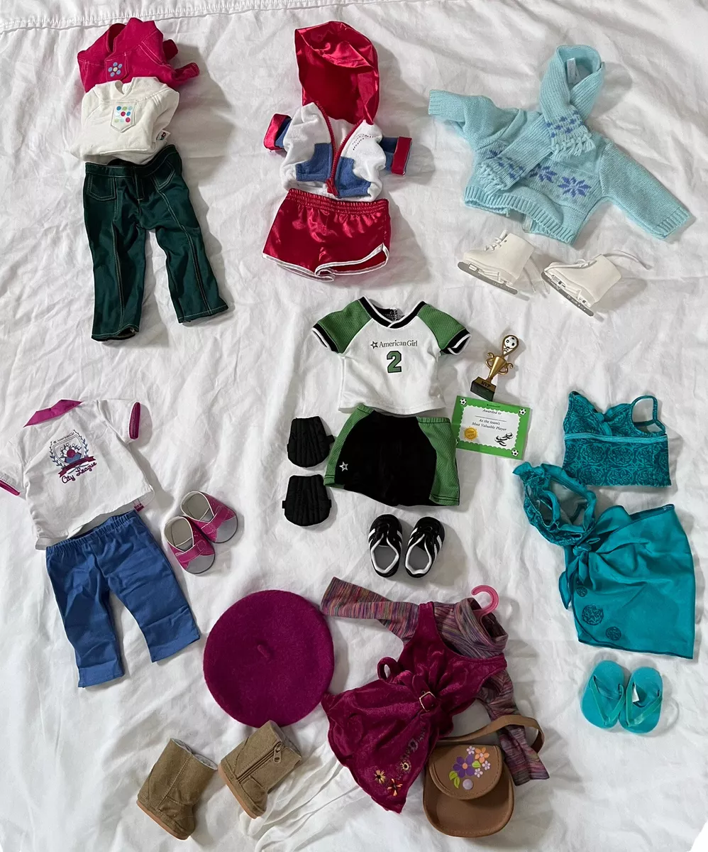 american girl doll clothes lot used 18
