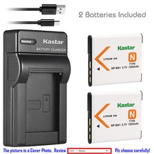 NP-BN1 BC-CSN Battery or Slim Charger for Sony Cyber-shot DSC-W350 W360 W380 TX9