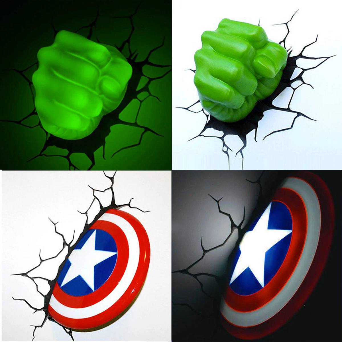 Captain america 2024 wall light