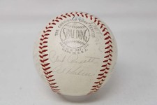 Al Kaline Norm Cash Rocky Colavito 1962 Team Signed Baseball Tigers 19 ID:453176