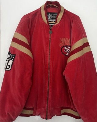 Vintage San Francisco 49ers Bomber Jacket Gr.L  Rot NFL Deadstock 90s