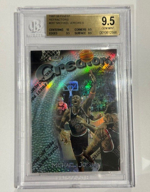 97-98 Topps Finest Michael Jordan Creators Refractor