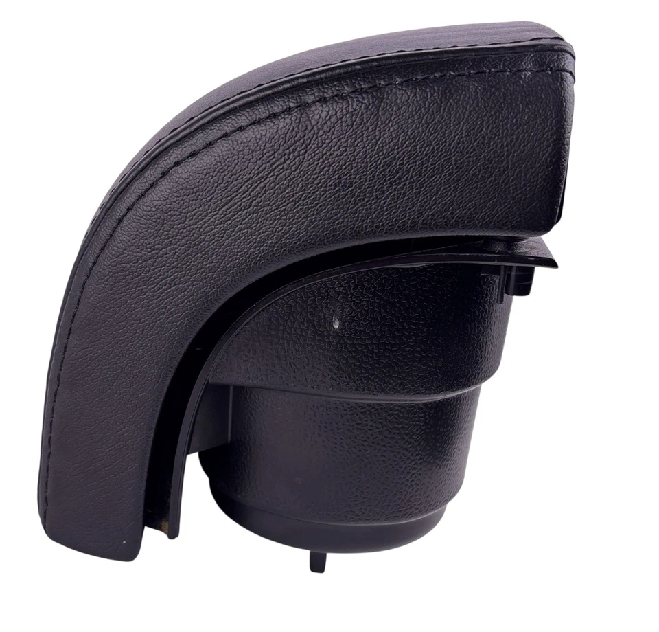 00-11 Cadillac Deville DTS Buick Lucerna Consola Delantera Portavasos Cuero Negro Foto 3 de 4