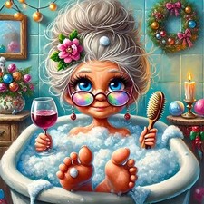 5D Grandma Diamond Painting Kits for Adults Beginner,DIY Diamond Art Kits for...
