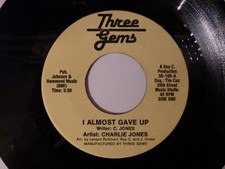 Charlie Jones (20) - I Almost Gave Up / Twist, 7