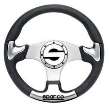 Sparco Steering Wheel P 222 Silver 015thpugr345 Sparco Steering Wheel P 222 Silver 015thpugr345