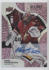 2021-22 Upper Deck Allure Rookies Pink Leopard Ivan Prosvetov #113 Auto 0cv