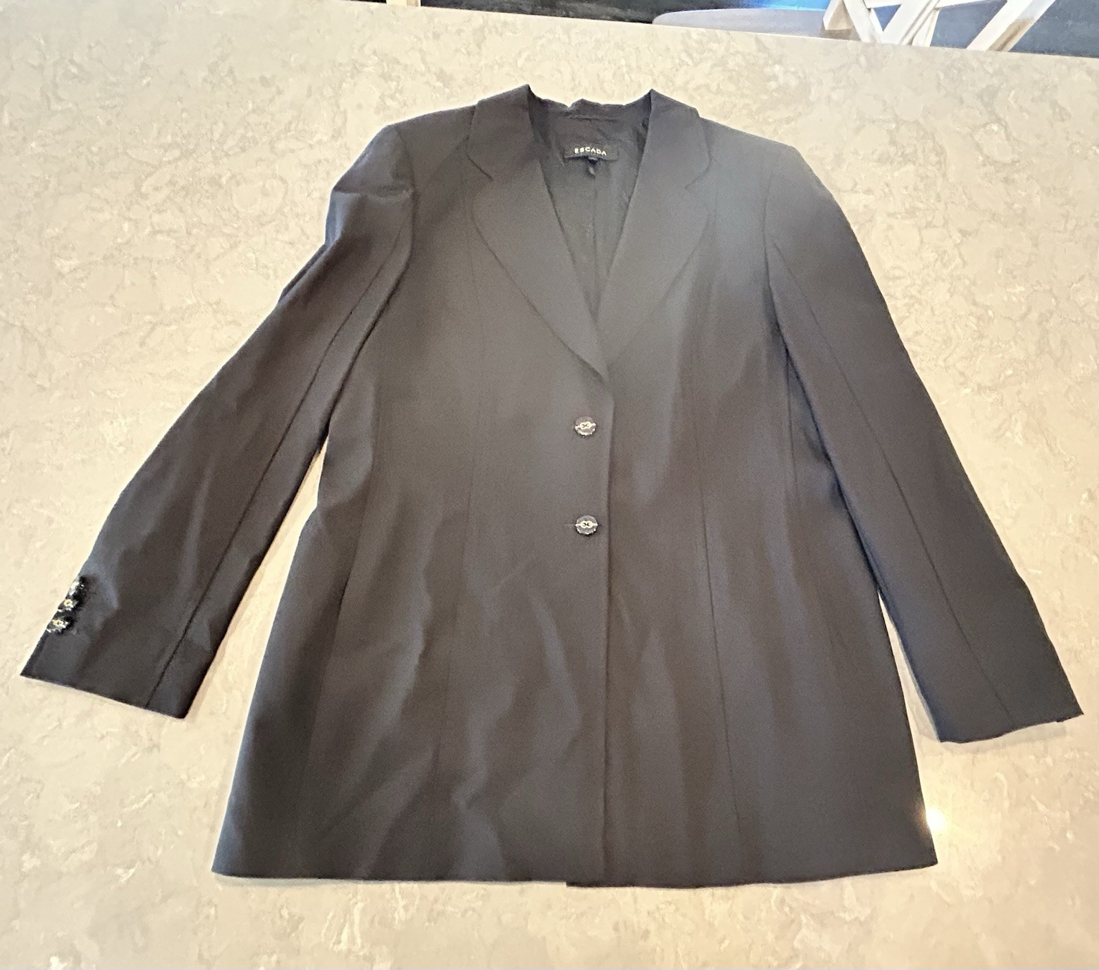 ESCADA WOOL Elastane 2 Button Blazer Jacket Singl… - image 1