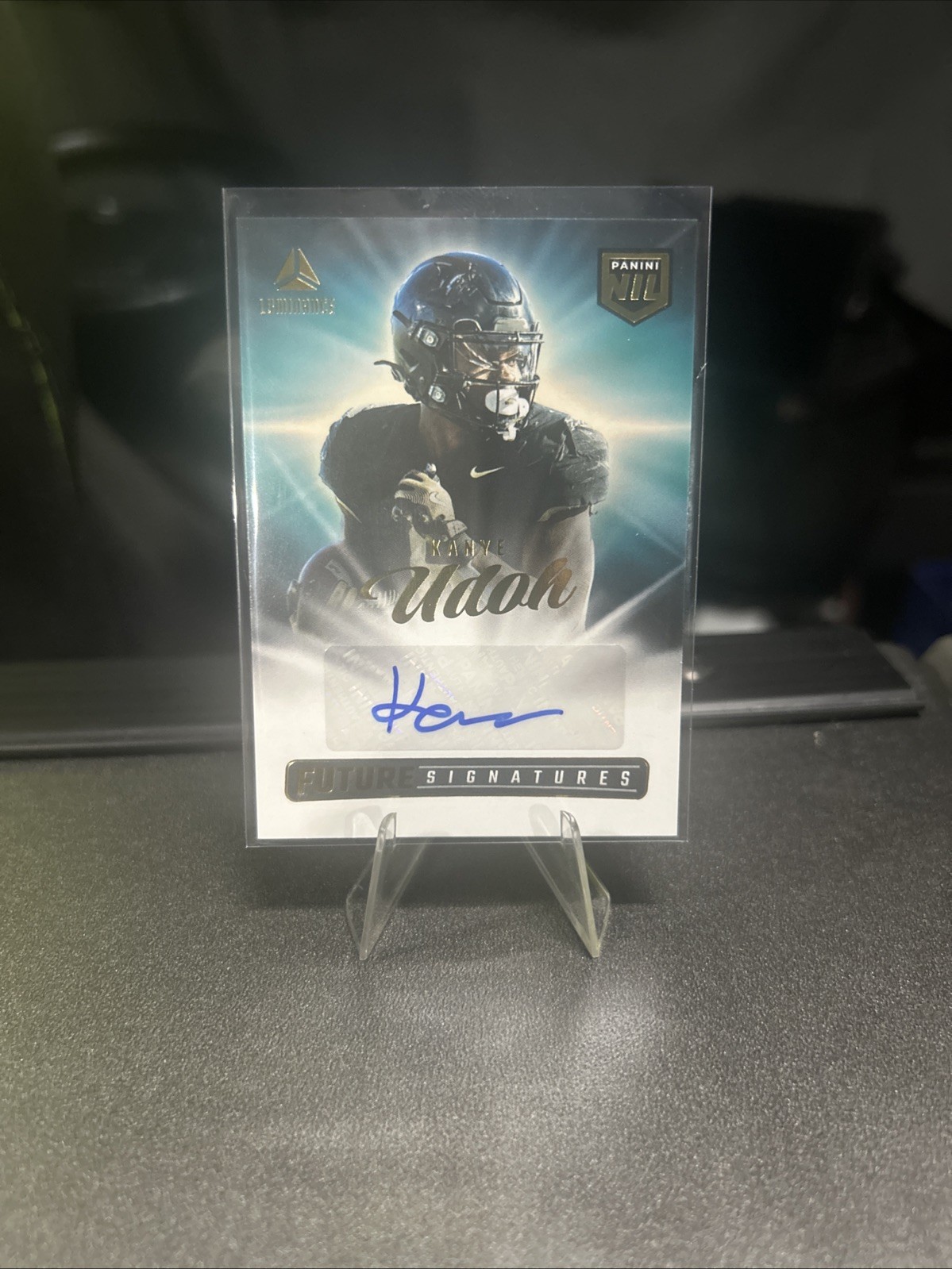 Kanye Udoh 2025 Panini Luminance Future Signatures NIL #NIL-KUH