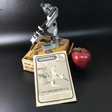 General Drill Bit Grinding Attachment 825 w/Orig Box/Manual Made in USA Vintage