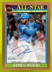 2026 Topps Series 2 James Wood 1991 All-Star Auto Gold /50 Washington Nationals