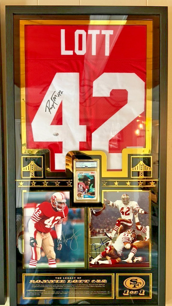 Ronnie Lott | Certified Jersey Auto, Pictures Auto | PSA 10 Rookie Auto