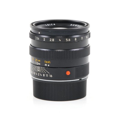 LEICA 50MM F1.4 SUMMILUX-M PRE-ASPH BLACK 11868 #5465 | eBay
