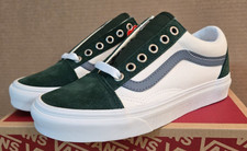 VANS OLD SKOOL Shoes 5 Women/ 3.5 Men Varsity Canvas Blue/Green VN0A5JMIBLG