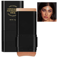 Foundation Stick, 2 in 1 Dual-Ended Long-Lasting Foundation, Concealer Stick wit